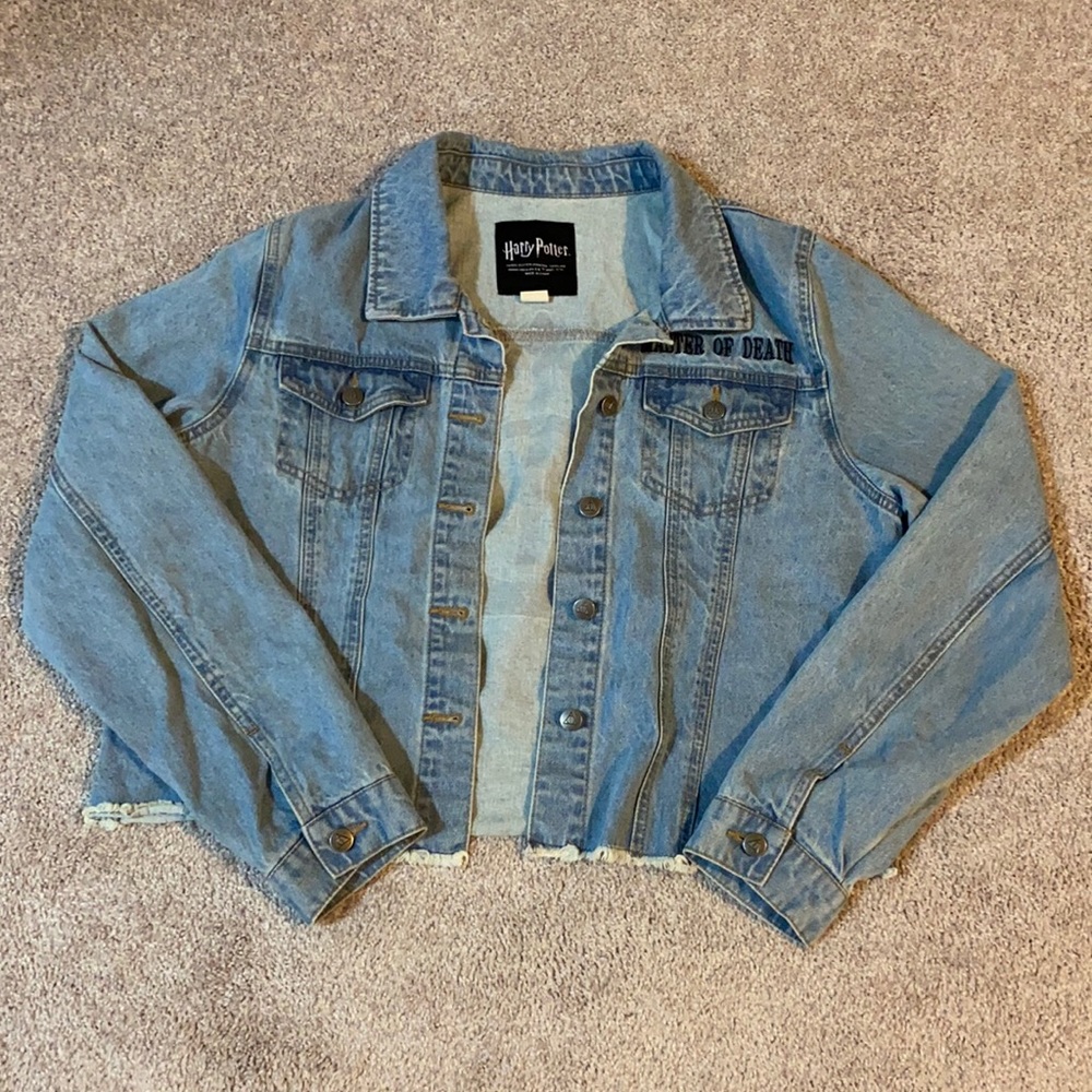 Harry Potter Deathly Hallows Denim Jacket
